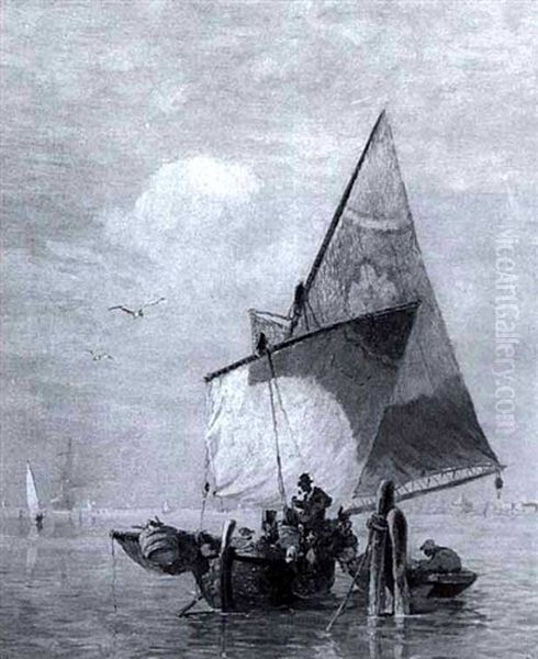 Langustenfischer In Der Lagune Vor Venedig - view 1