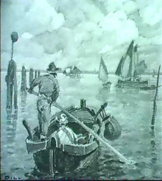 Langustenfischer In Der Lagune Vor Venedig - view 1