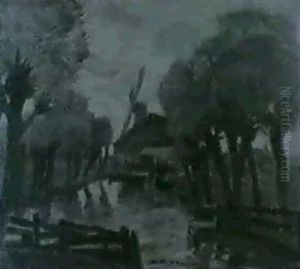 Weiden Am Tumpel, Holland by Ludwig Dill