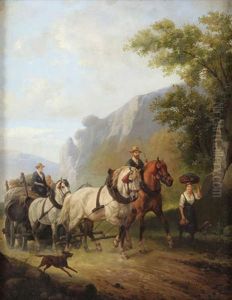 Apres La Moisson by Hendrick Joseph Dillens