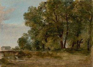"praterinsel In Munchen" by Georg Maximilian Johann Von Dillis