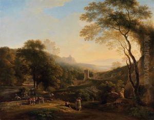 Romische Landschaft (der Alte Turm Bei Marino)