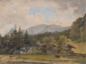 Pinzgauer Landschaft by Georg Maximilian Johann Von Dillis