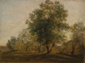 Studie Im Englischen Garten by Georg Maximilian Johann Von Dillis