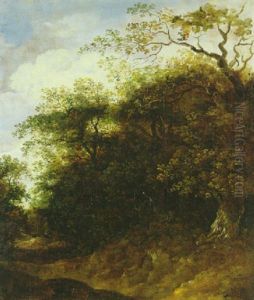 Baumreihe An Einer Lichtung by Georg Maximilian Johann Von Dillis