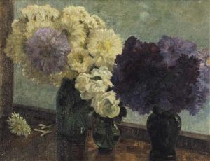 Astern Und Rosen by Johanna Dill-Malburg