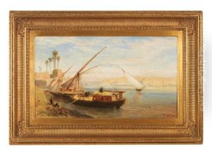 The Grain Boats, Gizeh On The Nile by Frank Dillon