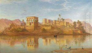 The Hypaethral Temple, Island Of Philae, Egypt by Frank Dillon
