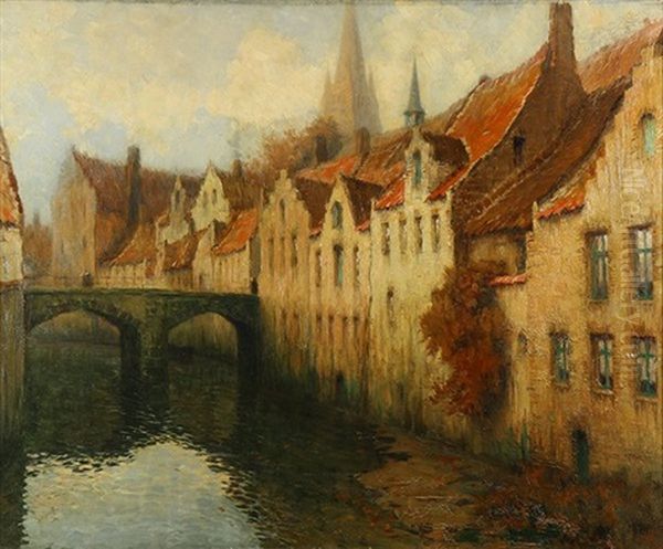 Canal In Bruges - view 1