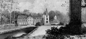 Chateau En Ile De France by Georges Hippolyte Dilly