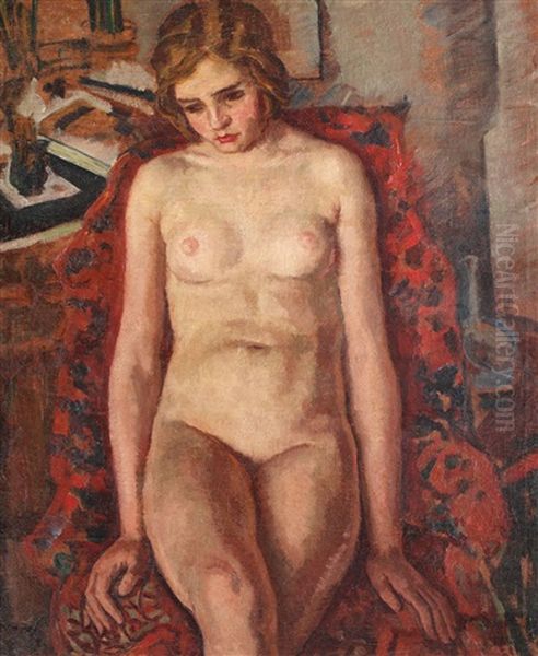 Nude On A Chair - view 1