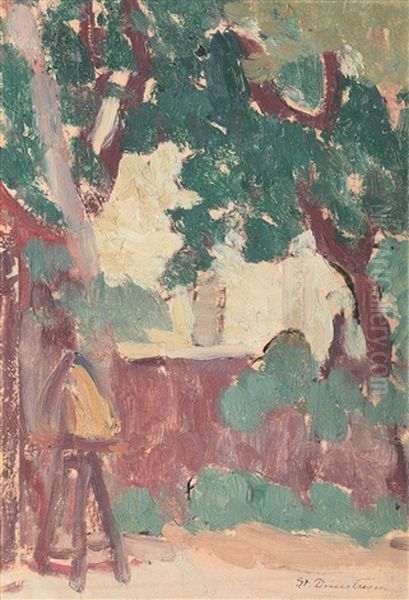 In Front Of The Easel - view 1
