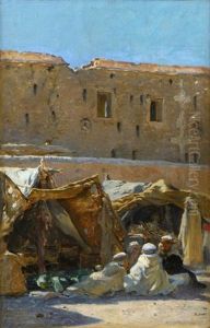 Le Marche De Brezina by Alphonse Etienne Dinet