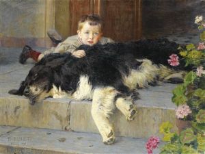 Le Petit Garcon Au Chien Le Petit Garcon Au Chien