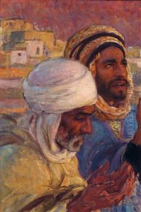 Hommes En Prieres by Alphonse Etienne Dinet
