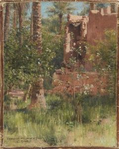 Paysage De Ghardaia by Alphonse Etienne Dinet