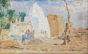 La Kouba De Sidi Ahmed Ben Yahia by Alphonse Etienne Dinet