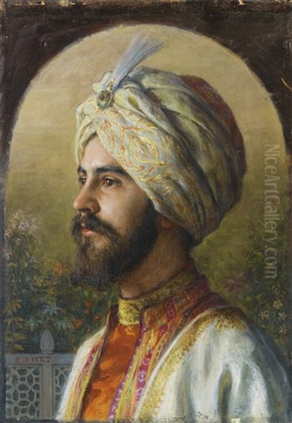 Portrait Presume D'emmanuel Gonse En Costume Oriental - view 1