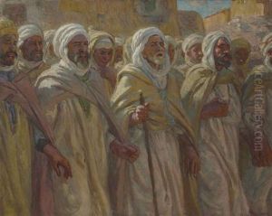 La Marche Silencieuse (la Procession) by Alphonse Etienne Dinet