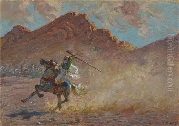 Jeune Cavalier Au Fusil Ou La Fantasia - view 1