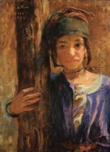Portrait De Saa'dia by Alphonse Etienne Dinet