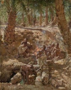 El Rattacine (study) by Alphonse Etienne Dinet