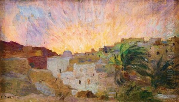 Bou Saada, Coucher De Soleil - view 1