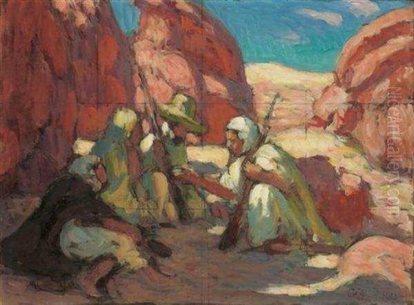 Etude Pour La Halte Des Revoltes (study) - view 1