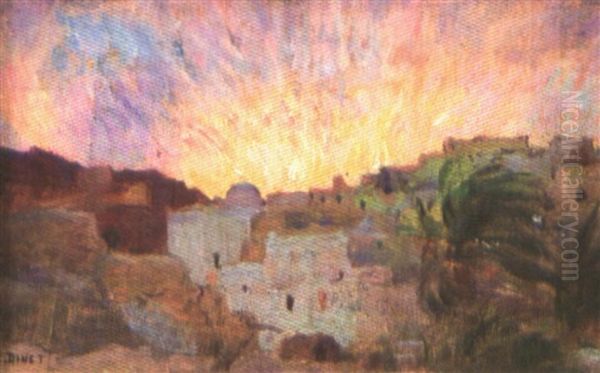 Bou Saada, Coucher De Soleil - view 1