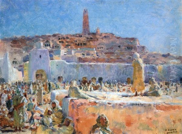 Priere Sur La Terrasse A Ghardaia - view 1