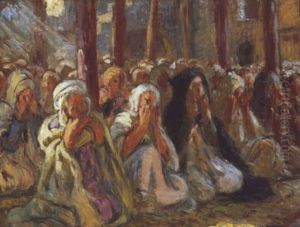 La Fin De La Priere: Amine by Alphonse Etienne Dinet