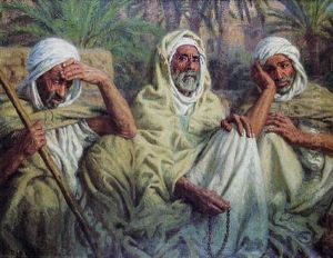 Les Trois Vieillards by Alphonse Etienne Dinet