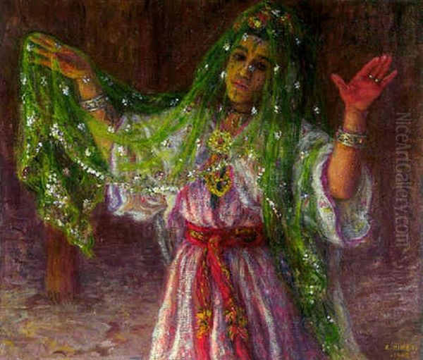 Danseuse Au Foulard Vert - view 1