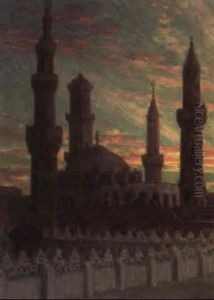 Les Minarets D'el-azhar Au Caire
