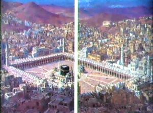 Vue Generale De Mekka, La Tres Veneree, Prise Du Haut Du    Djebl Abi Koubeis