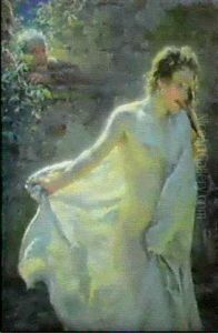 The Bather by Alphonse Etienne Dinet