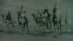 La Caravane by Alphonse Etienne Dinet