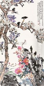 Bird And Flowers by Ding Baoshu