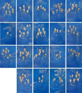 Figure (19 Works) by Ding Guanpeng