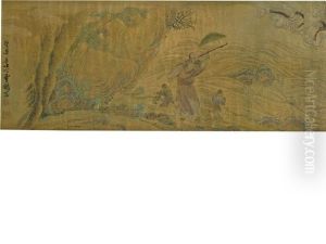 Eighteen Luohan by Ding Yunpeng