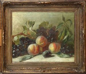 Nature Morte Aux Fruits by Louis Marie Hippolyte Dingemans