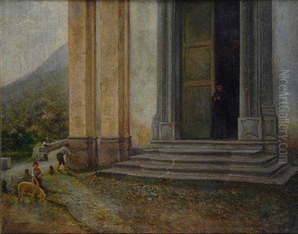 Sul Sagrato Della Chiesa - view 1