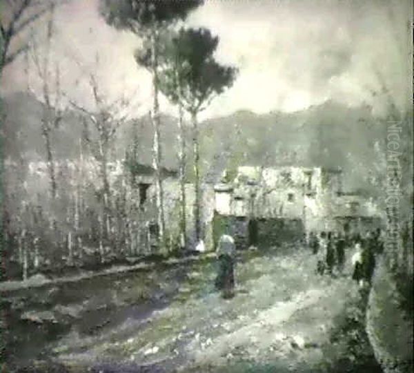 Peasants On A Village Street - view 1