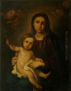 Virgen Con Nino by Juan de Dios Fernandez