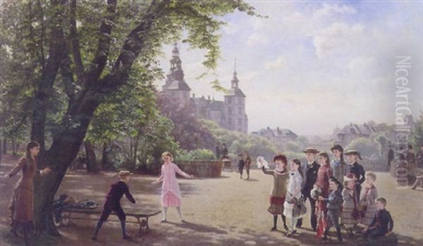 A Children's Party In Kongens Have, Copenhagen - view 1
