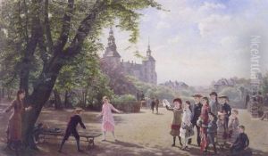 A Children's Party In Kongens Have, Copenhagen