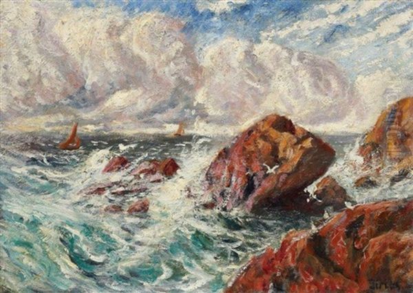 Tempete En Bord De Mer - view 1