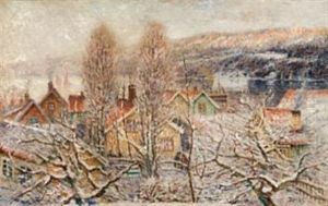 Vinter I Drobaksundet by Karl Edvard Diriks