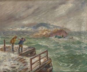 Uvaer I Drobaksundet by Karl Edvard Diriks