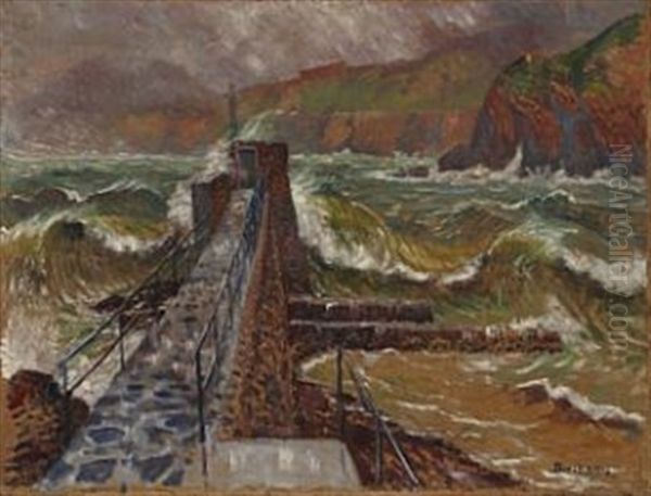 Storm I Fransk Havneby - view 1